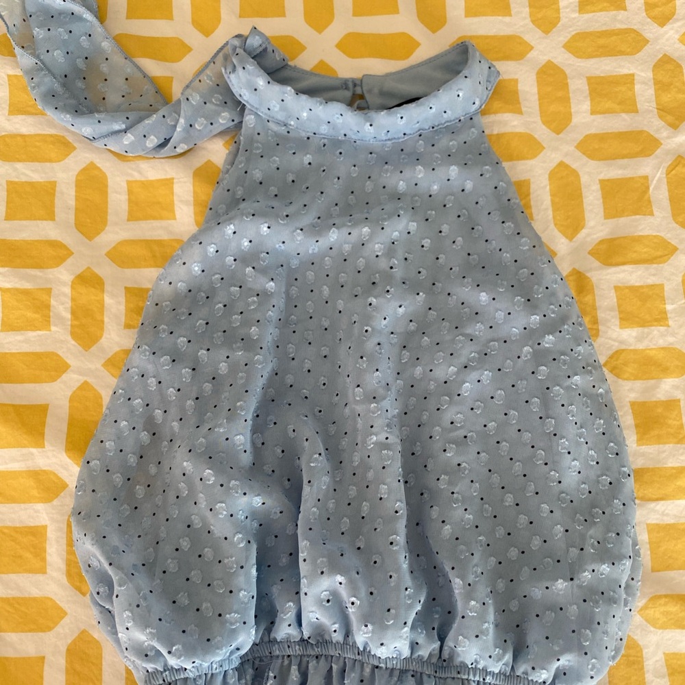 Ava and Yelly halter dress